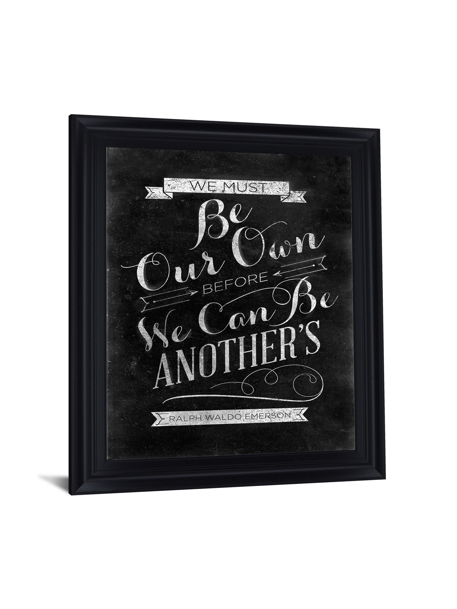 Chalked Whimsy - 28" x 34" Framed Wall Art - Black