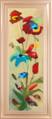 Wildflower Il By Jennifer Zybala - Framed Print Wall Art - Beige