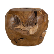 Sola - Outdoor Side Table - Brown / Woodtone