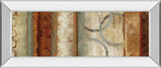 Juncture Il By Tom Reeves - Mirror Framed Print Wall Art - Light Brown