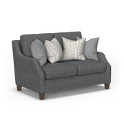 Gianna - Fabric Loveseat With Nailhead Trim