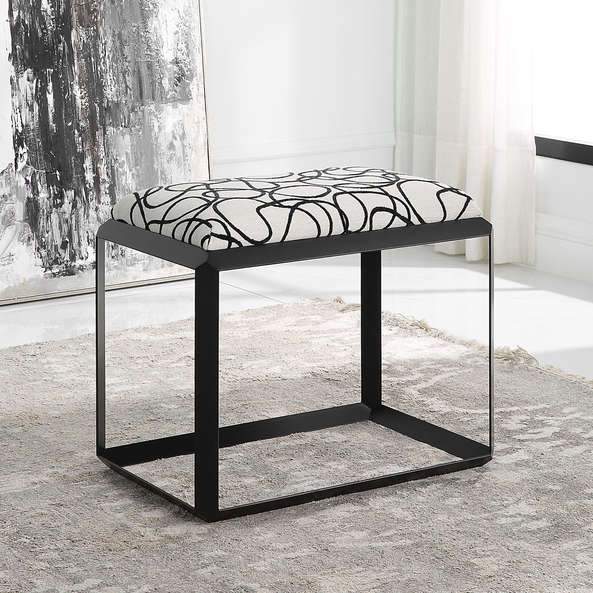 Curls - Small Bench - Gray