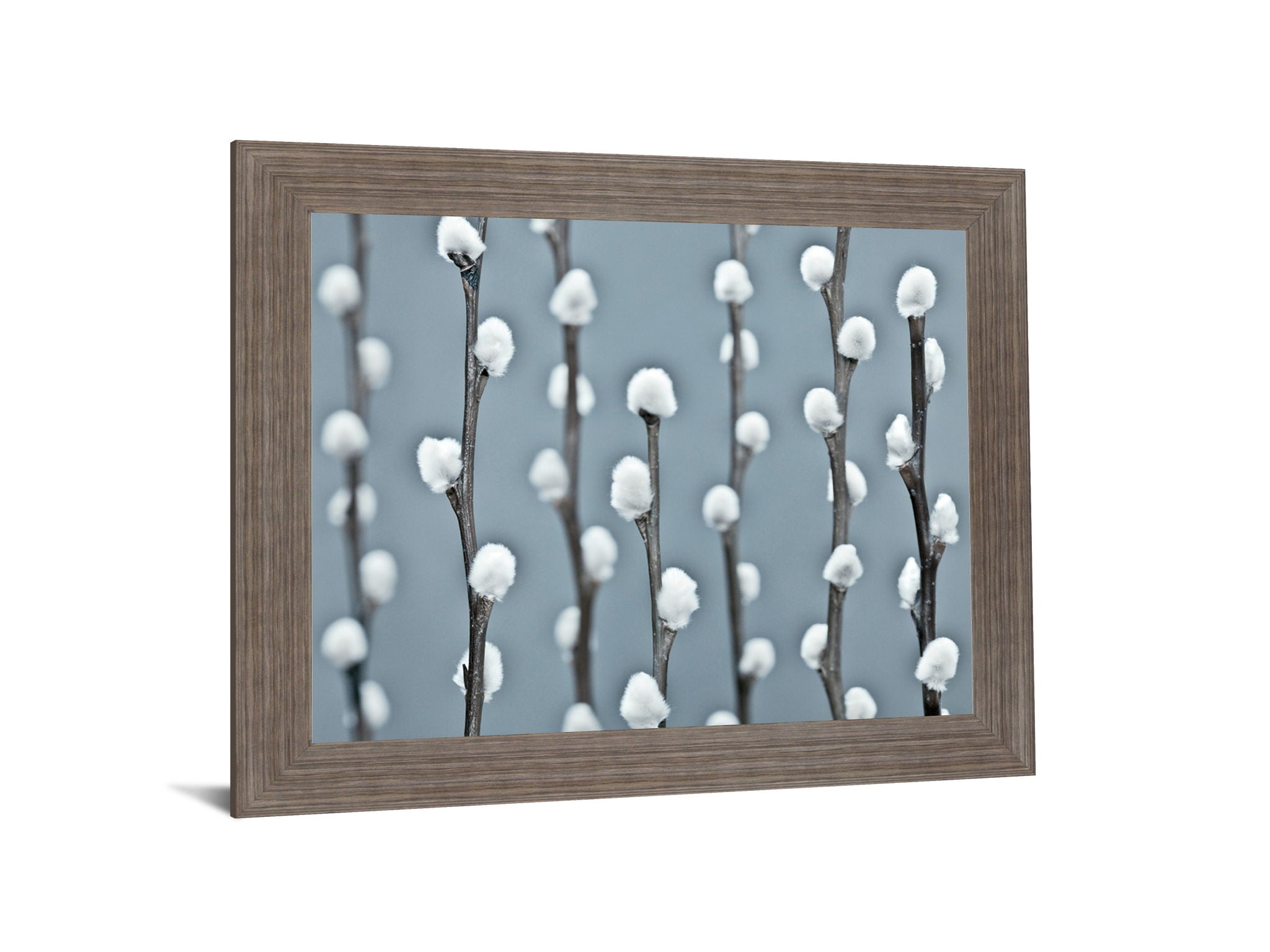 Winter Willow - 28" x 34" Framed Wall Art - Gray
