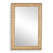 Twisted Seagrass - Large Mirror - Woodtone