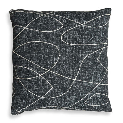 Loopy Loop - Outdoor Pillow - Onyx