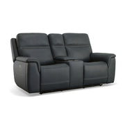 Sawyer - Power Reclining Loveseat With Console, Power Headrests, Lumbar