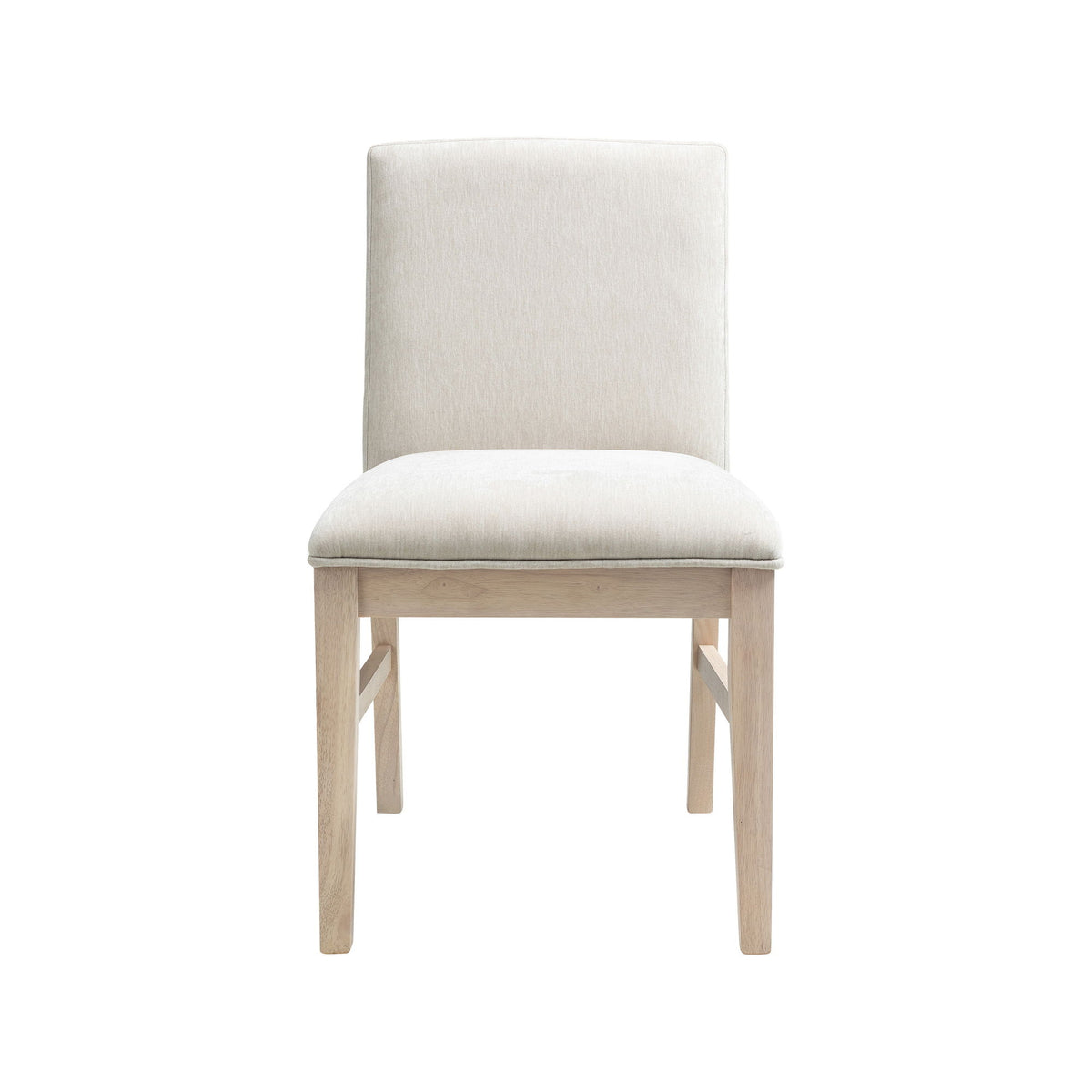 West End - Parson Chair With Ivory Upholstery