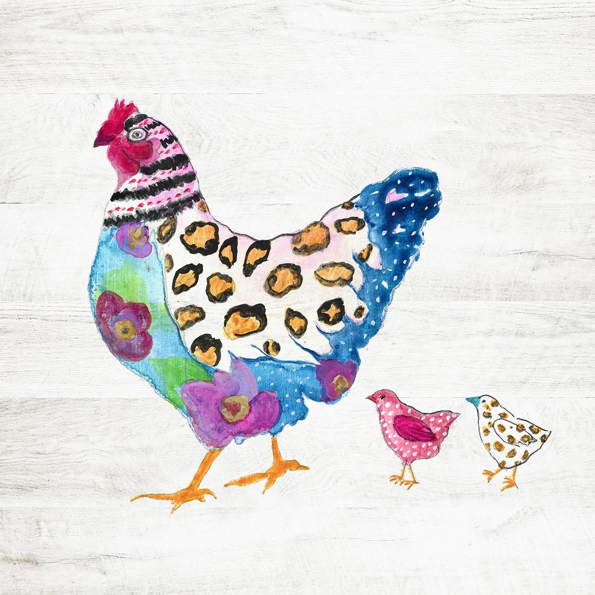 Funky Chicken By Tava Studios (Framed) - Beige
