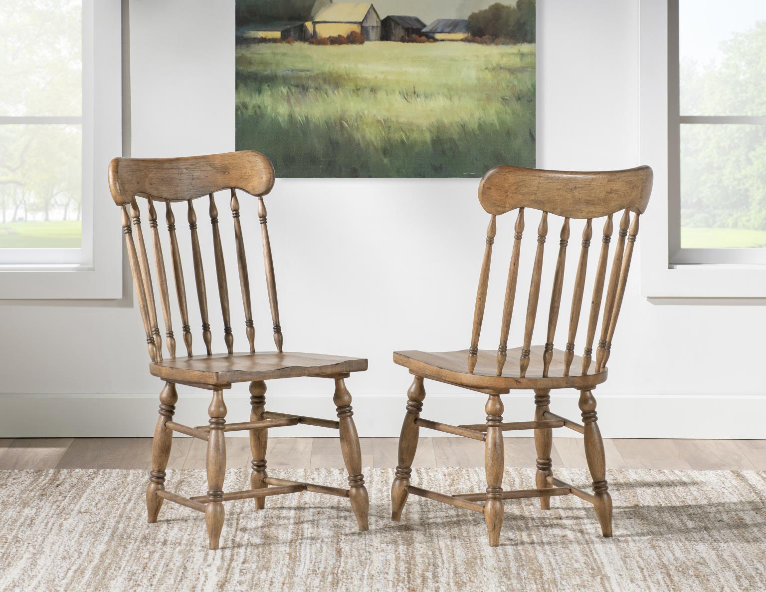 Vintage Market - Turned Spindle Side Chair (Set of 2)