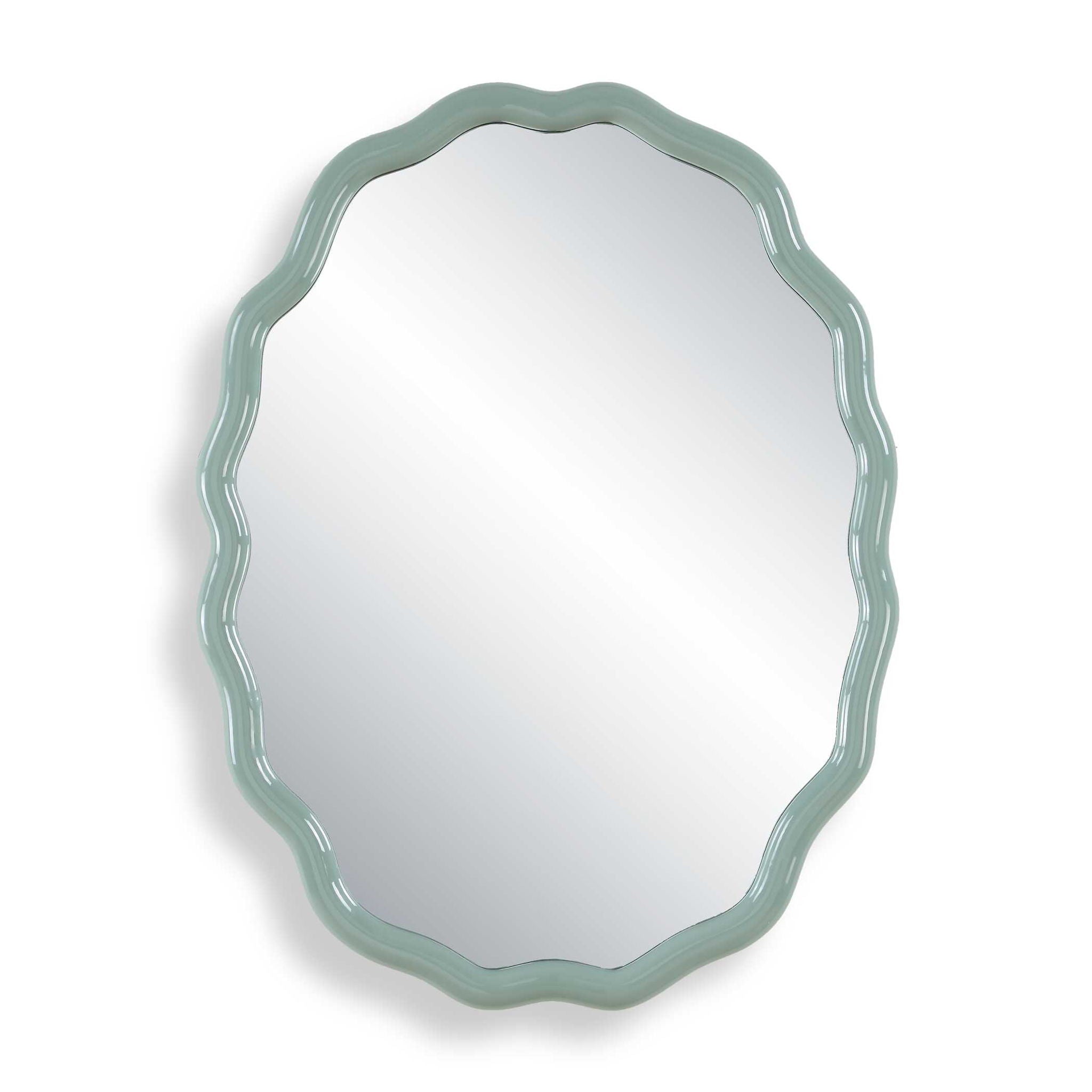 Isly - Robin's Egg Oval Mirror - Blue