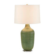 Dulcich - Grid Table Lamp - Green