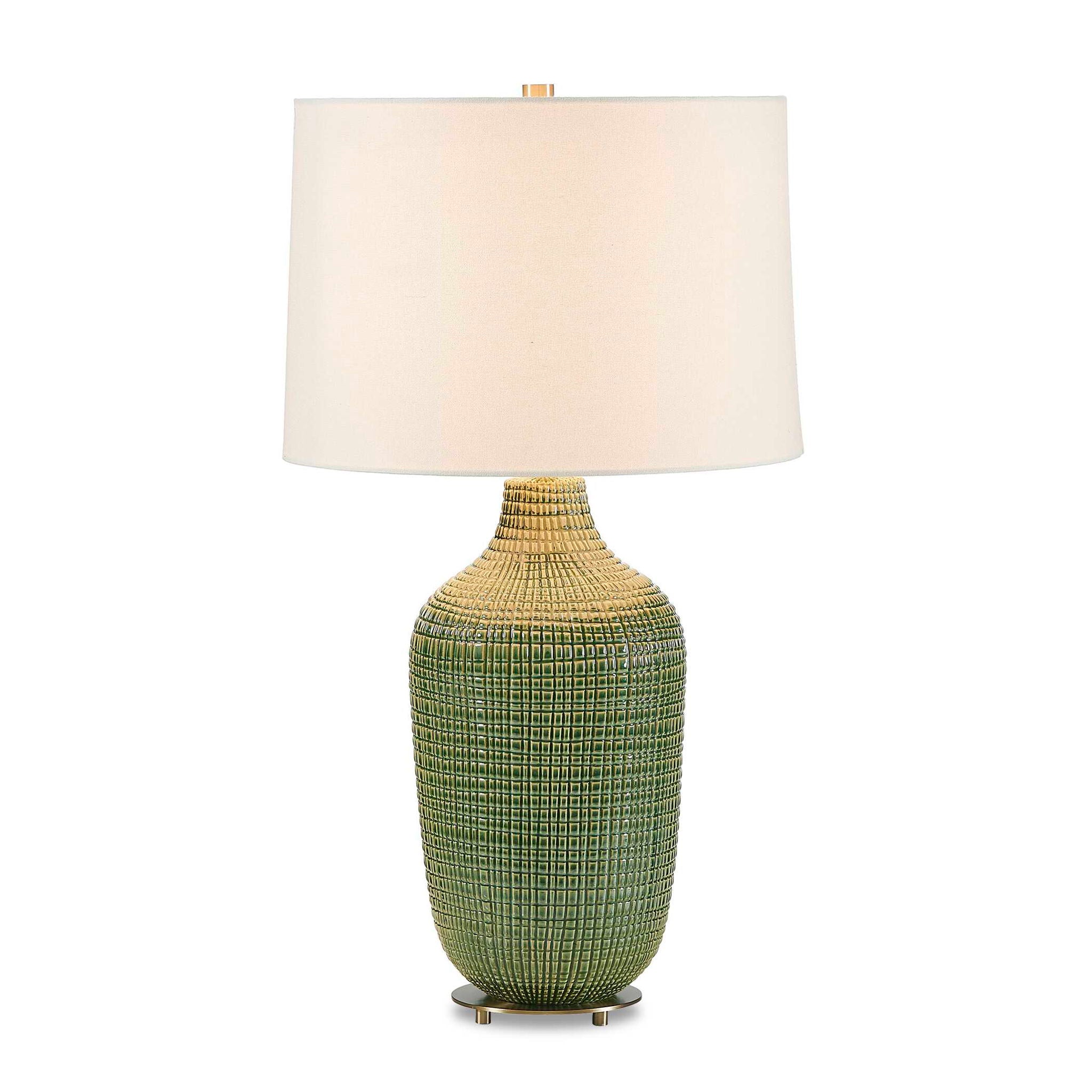 Dulcich - Grid Table Lamp - Green