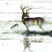 Rustic Misty Deer By Ruane Manning - Dark Brown