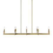 Cordoba - 8 Light Linear Chandelier - Gold