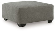 Clarington - Oversized Accent Ottoman - Greystone