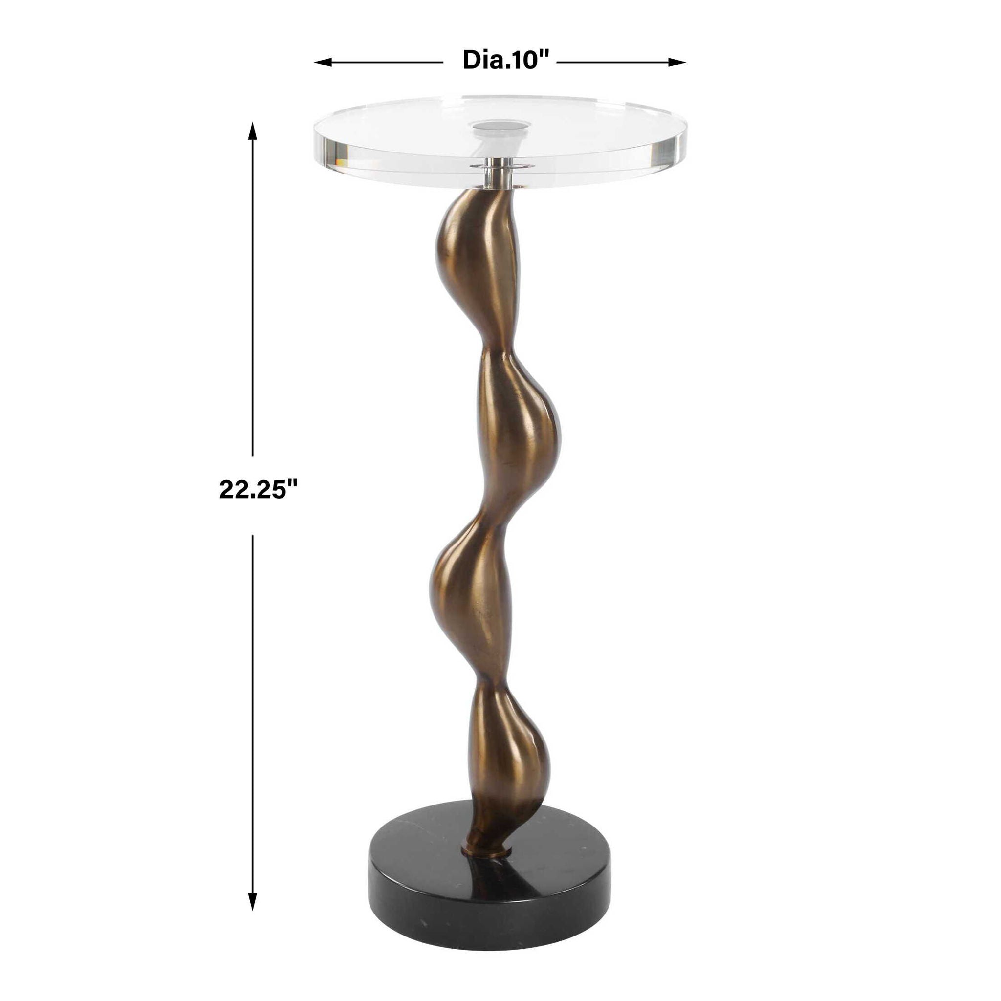 Remolino - Drink Table - Bronze