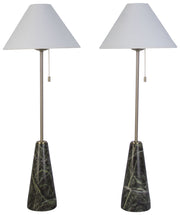 Evergreen Spire - 29 X 11 - Marble Buffet Lamp (Set of 2) - Black