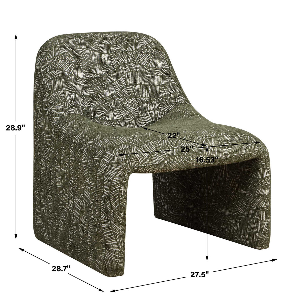 Menlo - Accent Chair - Green