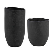 Komorebi - Indoor-Outdoor Vases (Set of 2) - Black