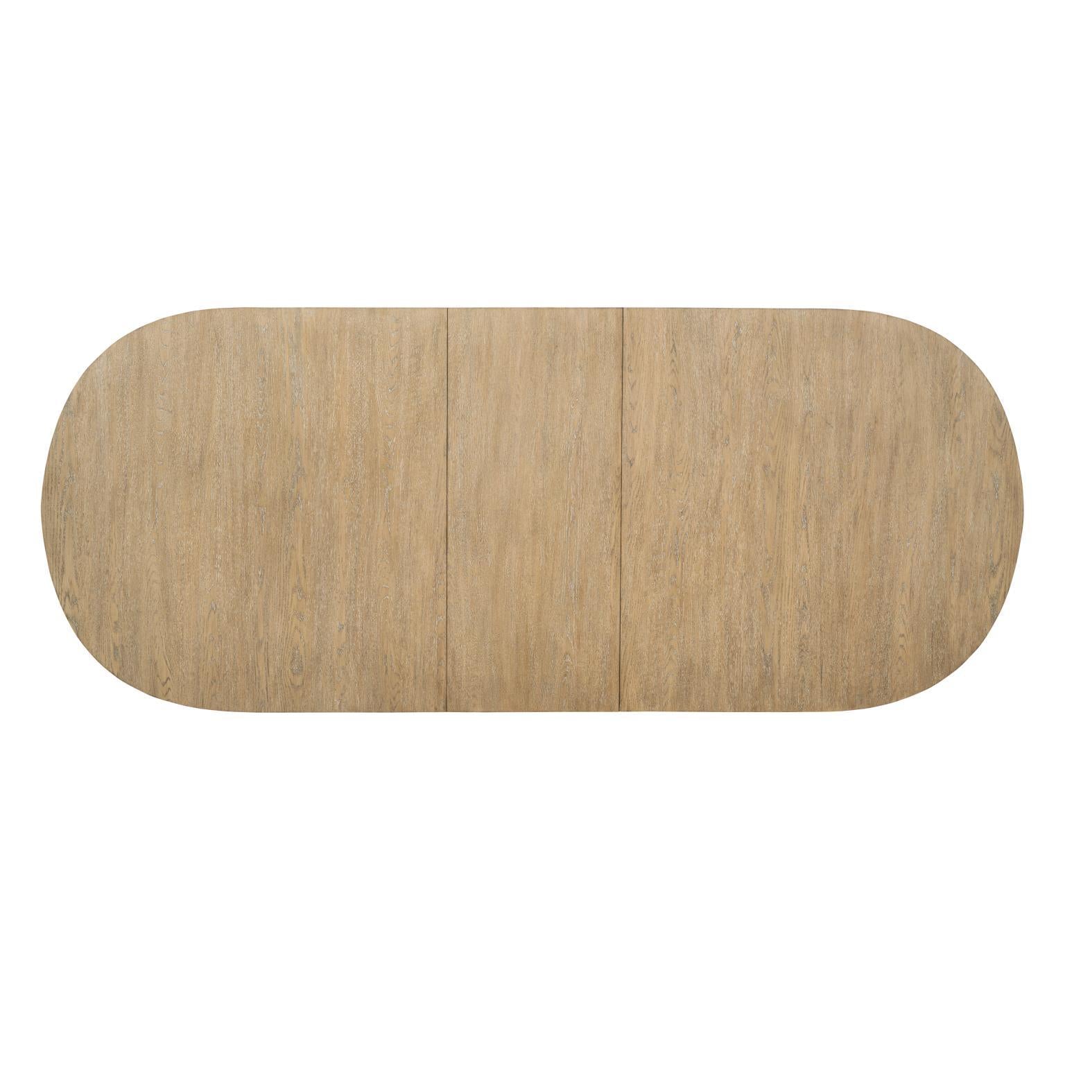 Flow - Complete Oval Dining Table - Sandstone