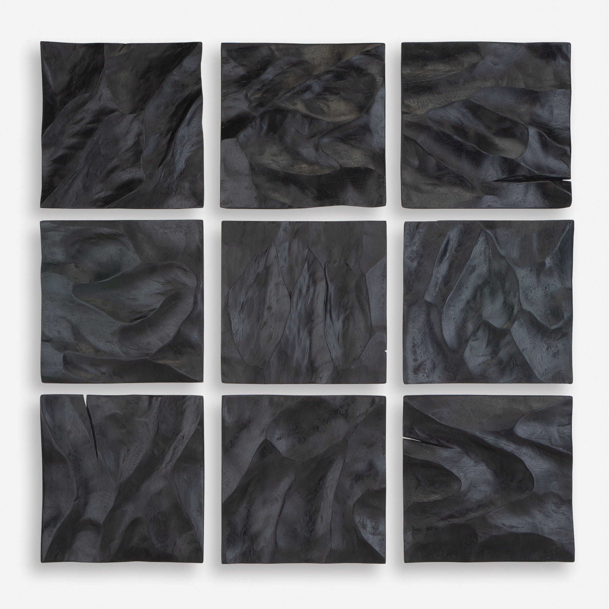 Malosi - Wood Wall Decor (Set of 9) - Black