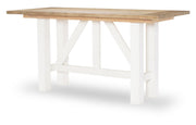 XXX's And OOO's - Counter Height Dining Table - Two Tone