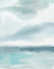 Seaside Sanctuary II By Carol Robinson (Framed) - Light Blue