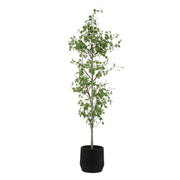 Boreal - Potted Birch Tree - Gray / Green