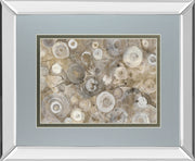 Natural Agate By Albena Hristova - Mirror Framed Print Wall Art - Beige