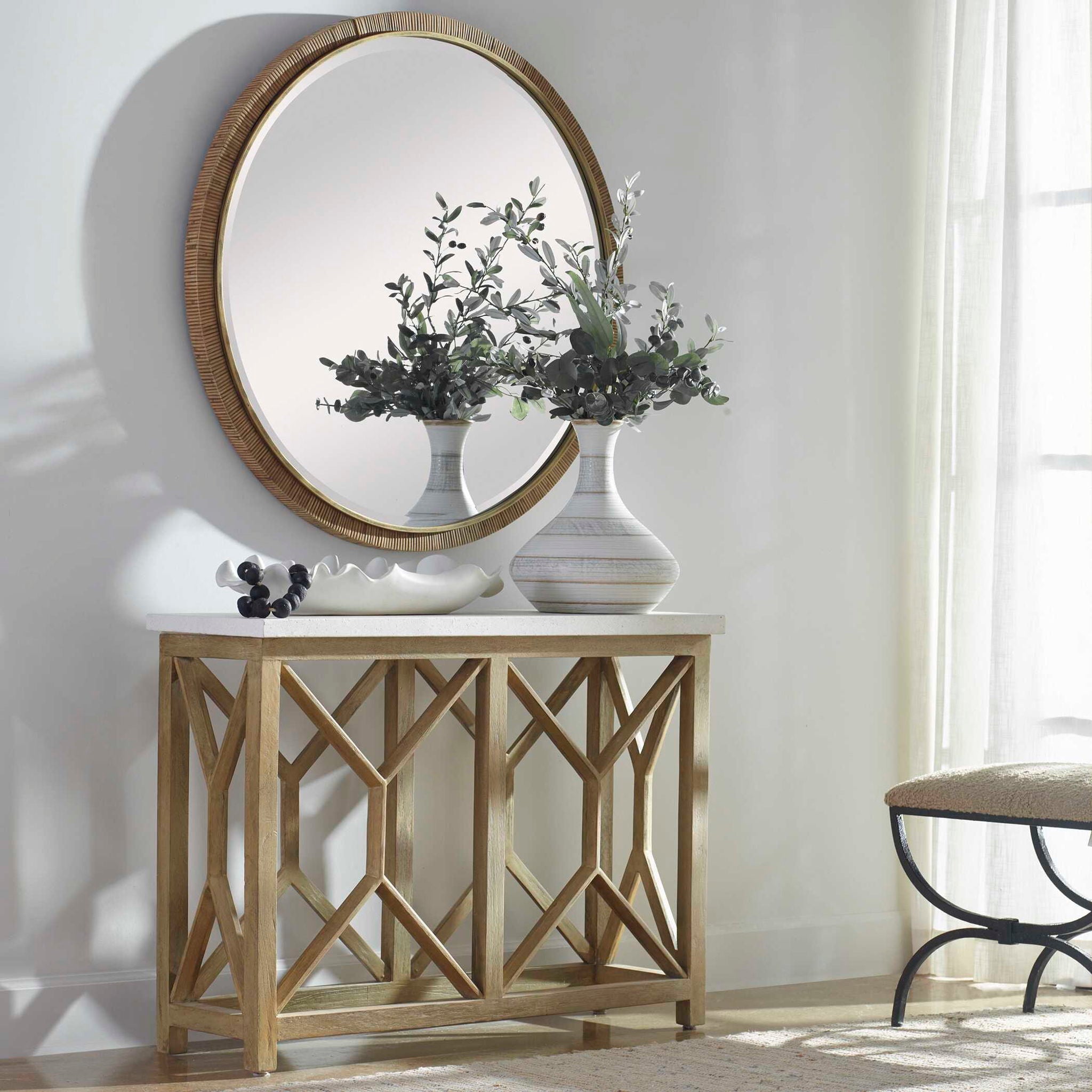 Ruffled Feathers - Modern Bowl - White