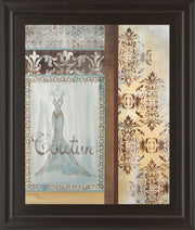 Couture By Hamkimipour-ritter - Framed Print Wall Art - Beige