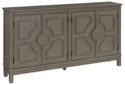 Darlock - Accent Cabinet - Warm Gray