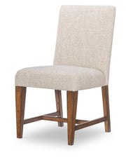 Fenmore - Upholstered Side Chair (Set of 2) - Mocha And Distressed Cherry