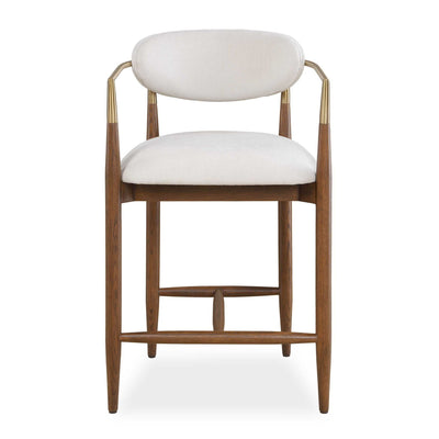 Moxie - Counter Stool - Walnut / White