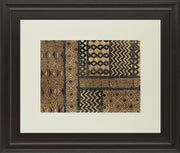 Kuba Abstract By Sue Schlabach - Framed Print Wall Art - Light Brown
