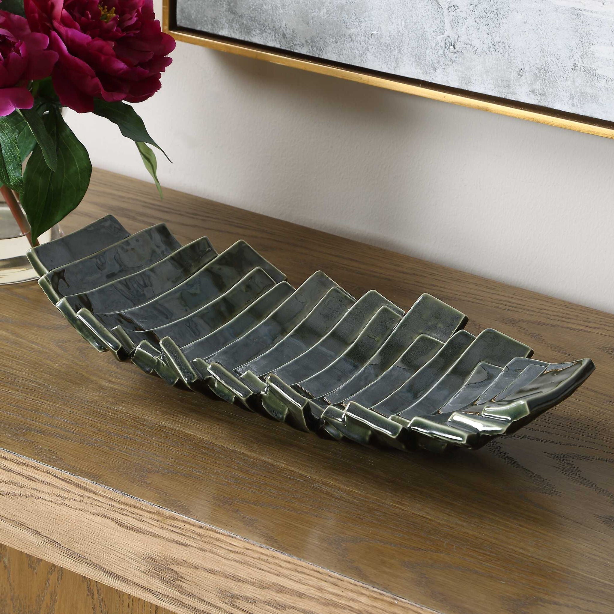 Harbor Ridge - Bowl - Olive Green