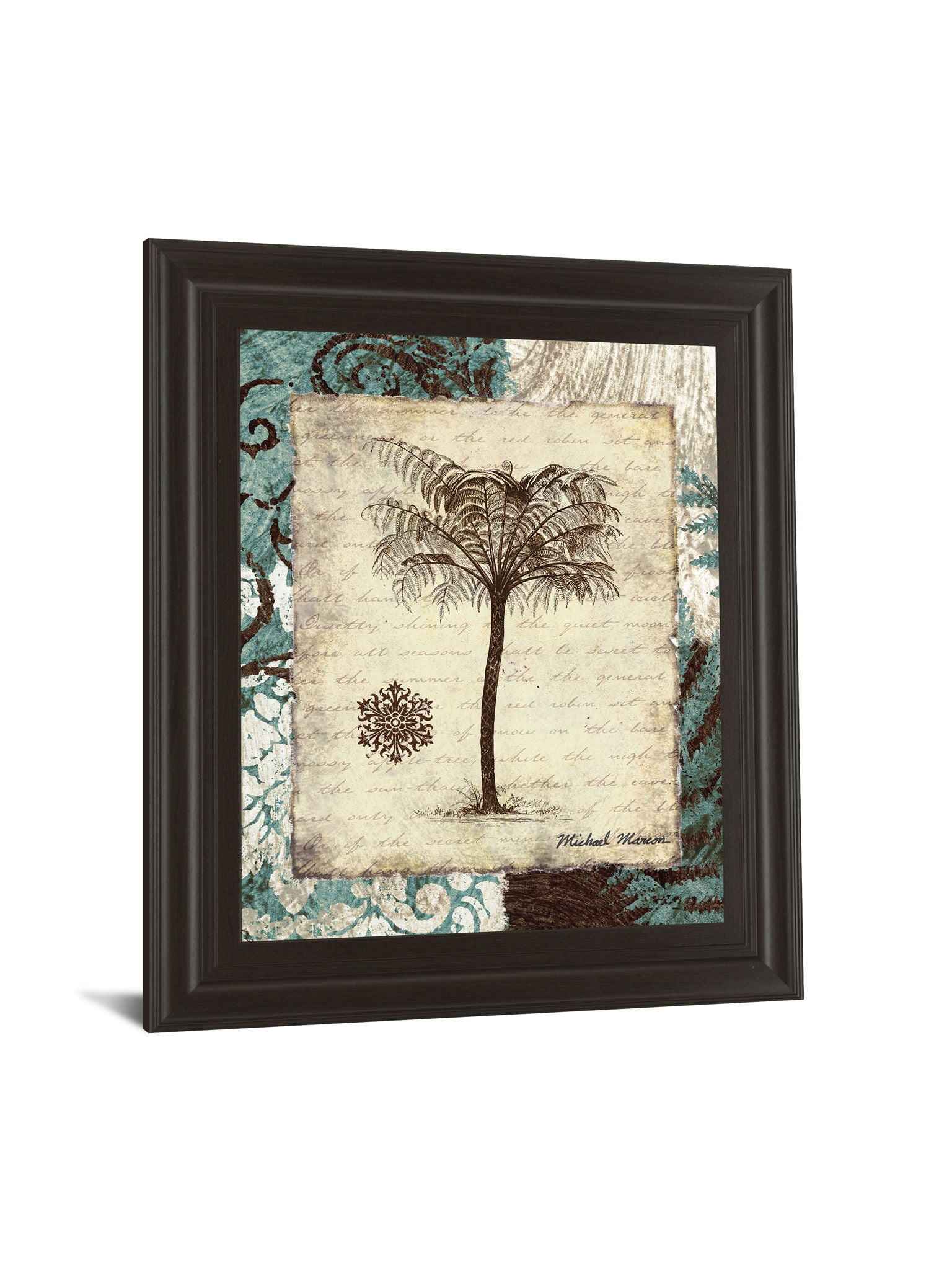 Secret Fern IV By Michael Marcon - Framed Print Wall Art - Beige