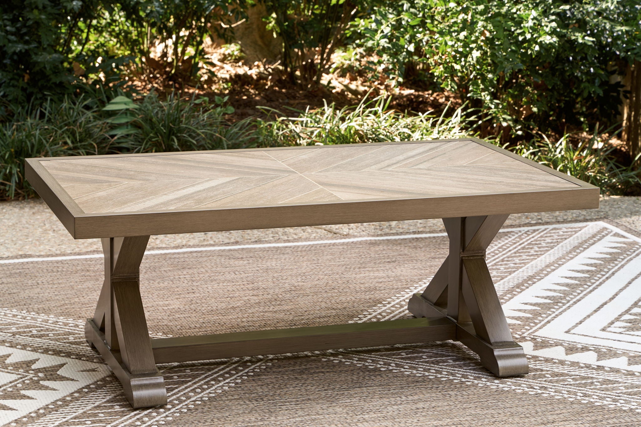 Laguna Heights - Rectangular Cocktail Table - Beige