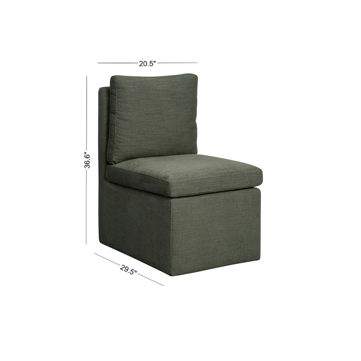 Upholstered Dining Chair Pillow Back