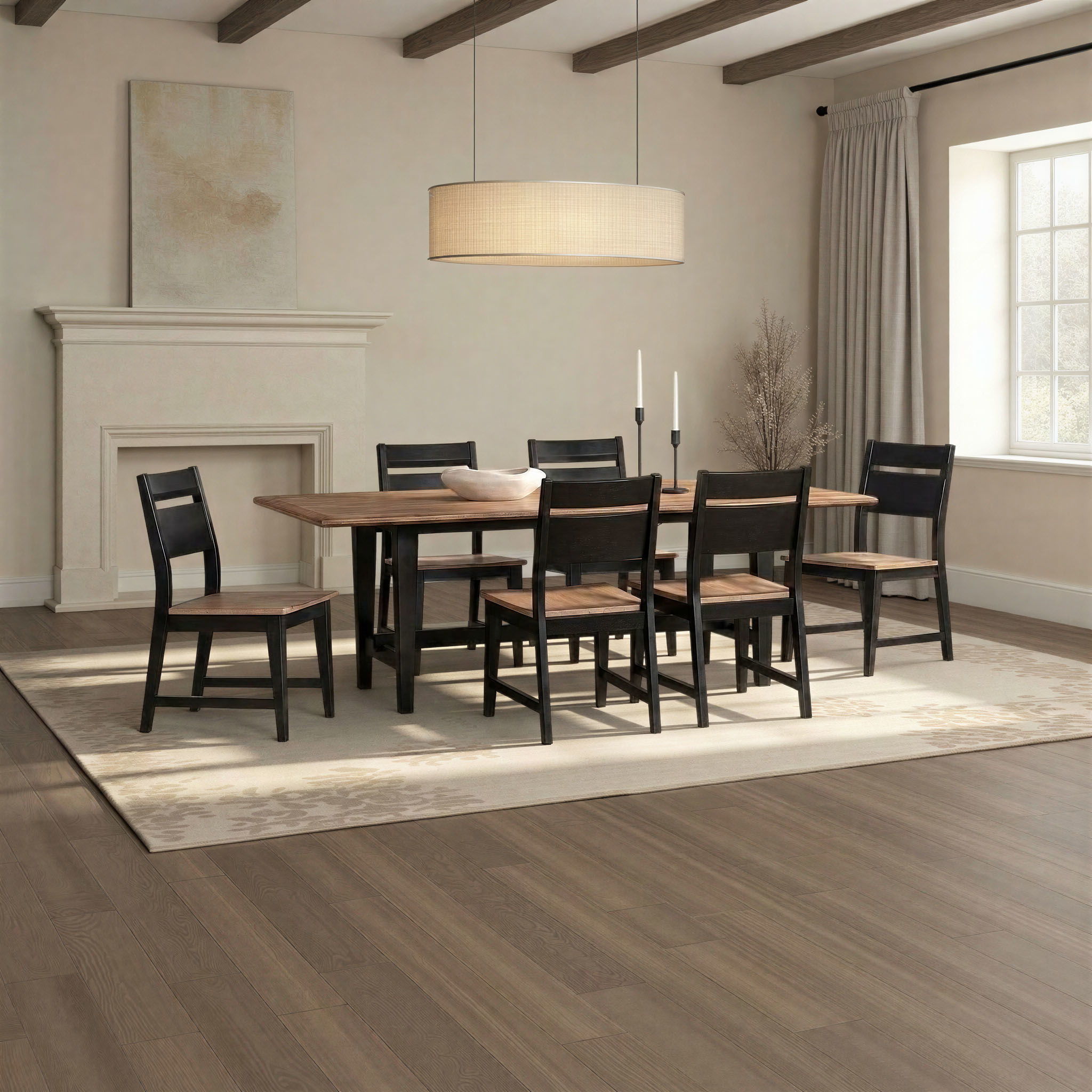 Austin - Panel Chair - Natural Mango Wood