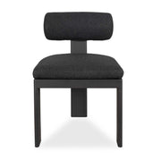 Bolster Back - Outdoor Dining Chair - Charcoal