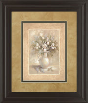 Bounty I By Vivian Flasch - Framed Print Wall Art - Light Brown