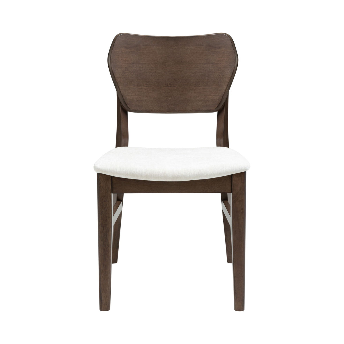 West End - Curved Panel Chair With Ivory Seat