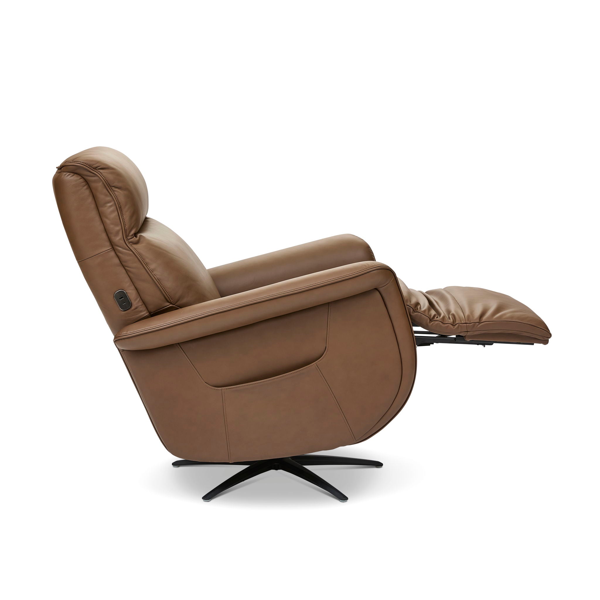Haven - Power Swivel Recliner With Power Headrest, Lumbar, Heat, Massage & Ventilation