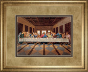 Golden Gathering - 34" x 40" Framed Wall Art - Beige