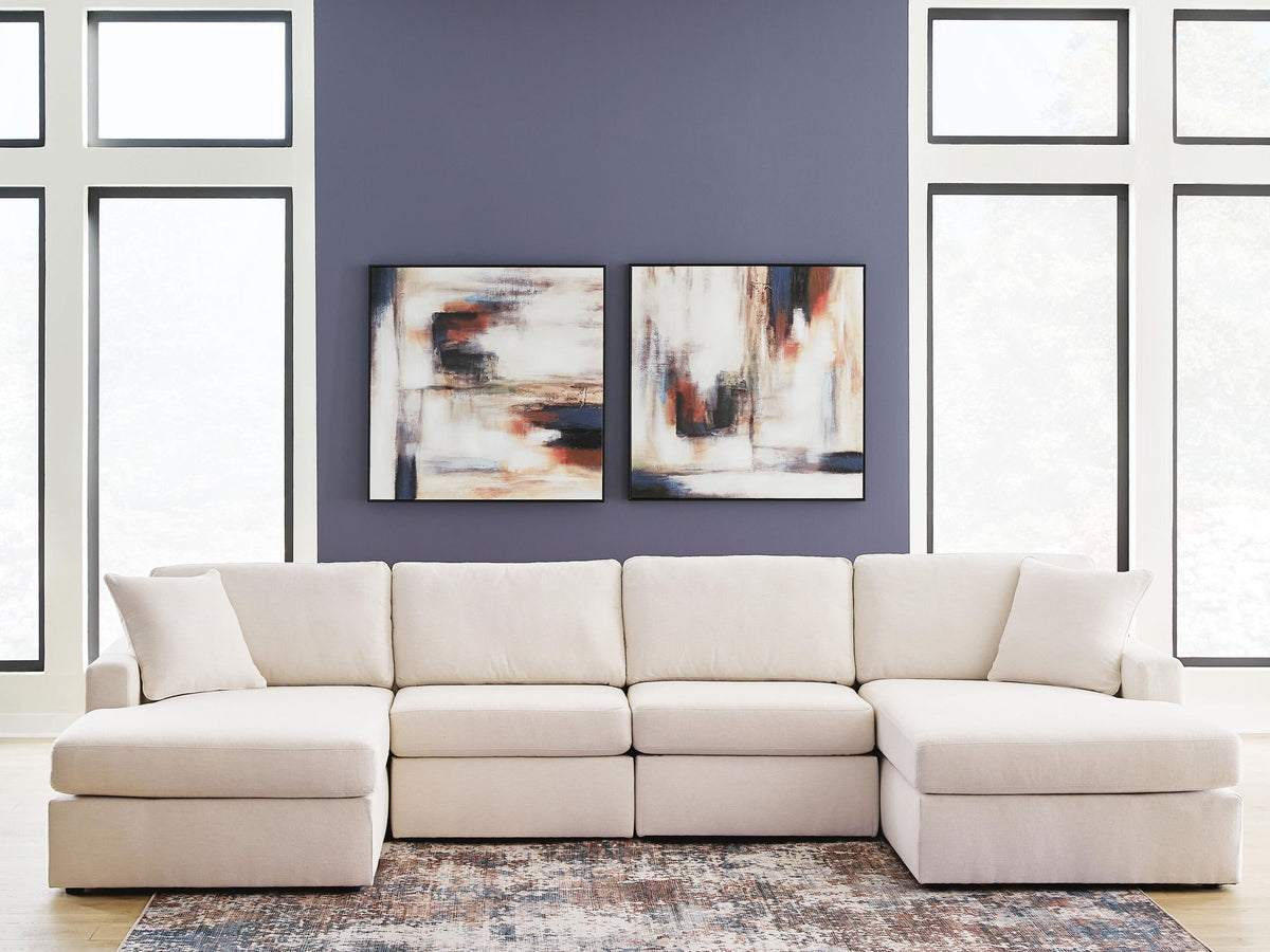 Modmax - U-Shaped Sectional - Oyster