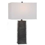 Sanderson - Metallic Table Lamp - Charcoal