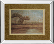 Woodland Sanctuary By Veronica Faust - Mirror Framed Print Wall Art - Light Brown