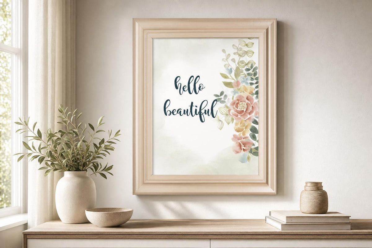 22x26 BaBy Girl I By Studio W - Beige