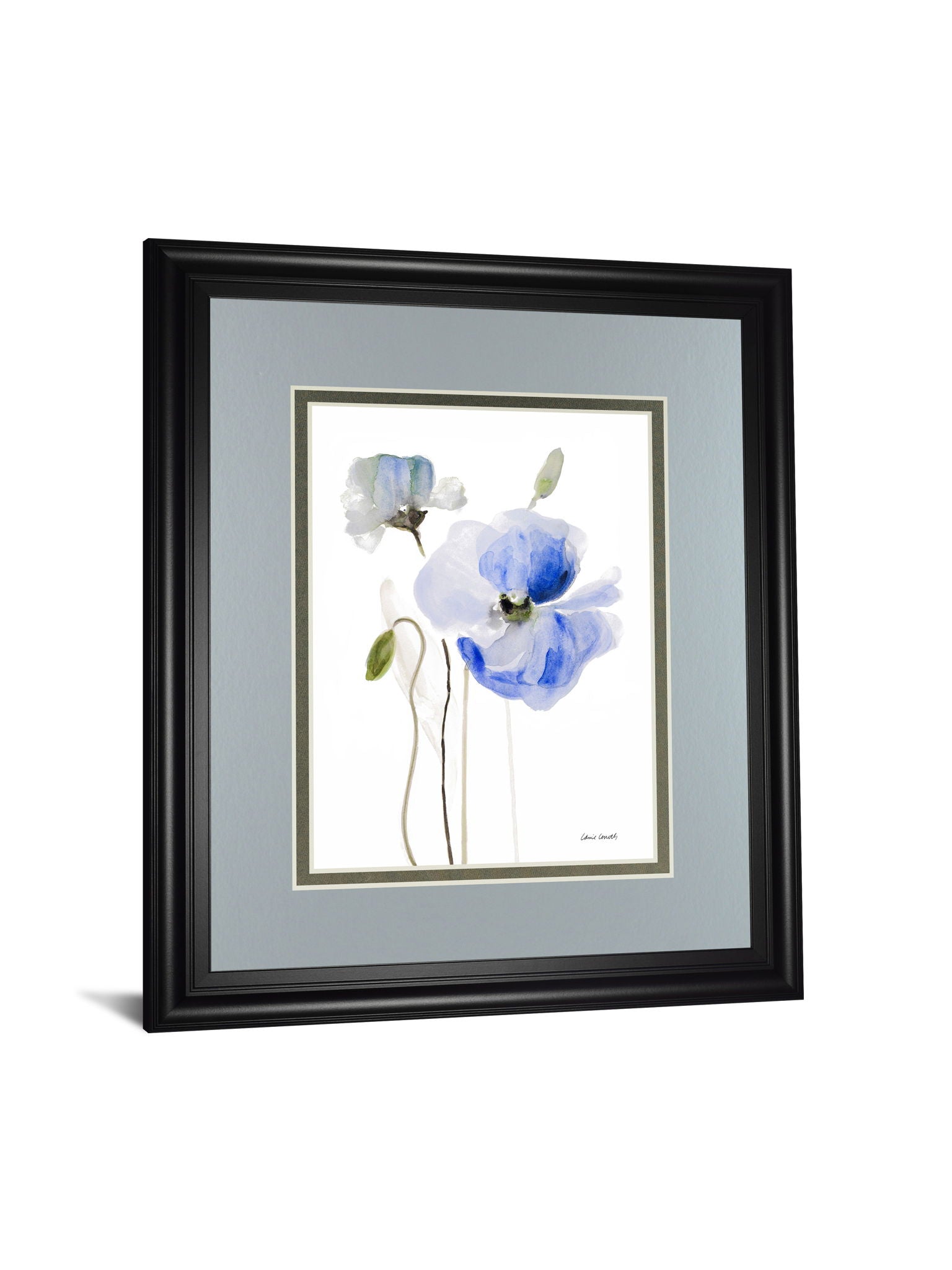 All Poppies I By Lanie Loreth - Framed Print Wall Art - Gray